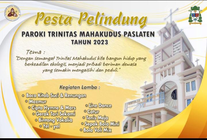 Sampul: Rangkaian Perayaan Pesta Pelindung Paroki Trinitas Mahakudus Paslaten Tomohon Dimulai