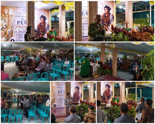Sampul: KBK St Thomas More Paroki Trinitas Mahakudus Paslaten Rayakan Pesta Pelindung dan HUT ke 55 Tahun