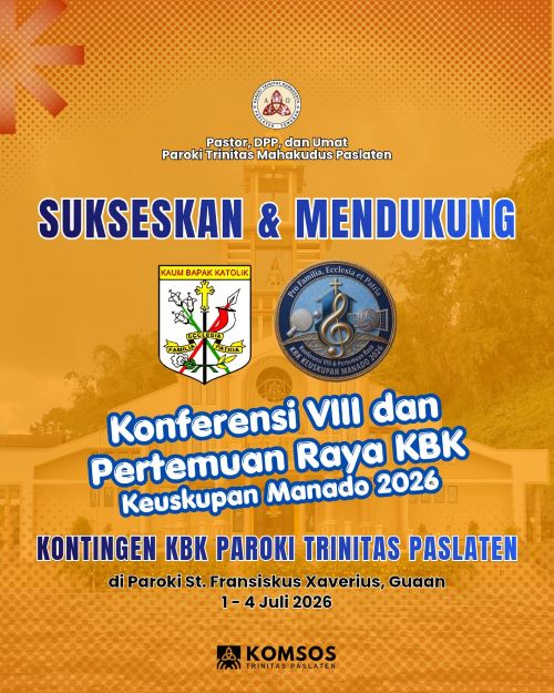 Sampul: KBK Paroki Trinitas Mahakudus Paslaten Siap Sukseskan dan Tampil Maksimal di Pertemuan Raya KBK Keuskupan Manado